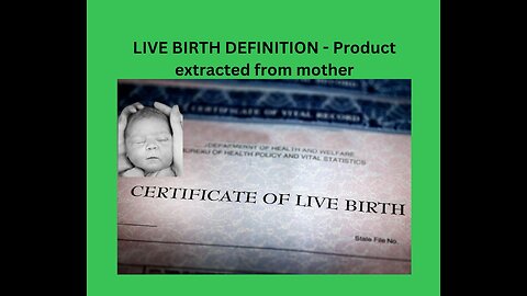 Birth Certificate Fraud