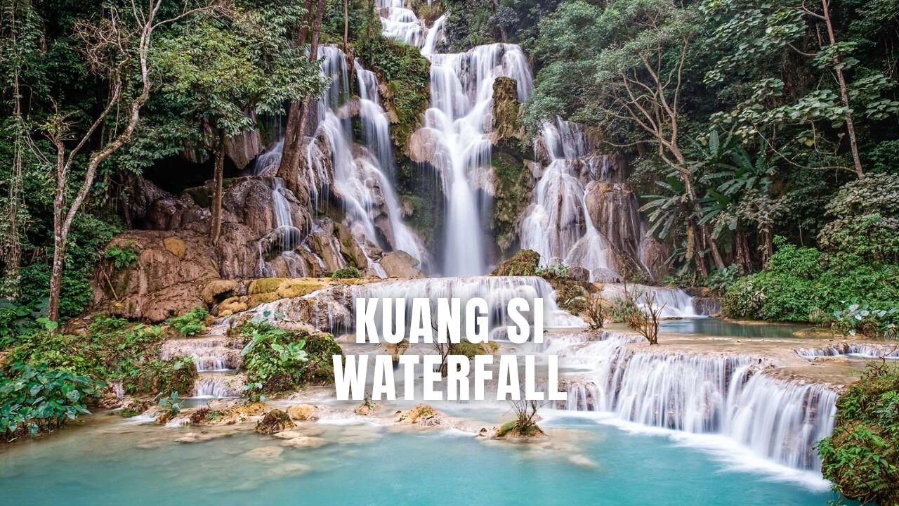 Kuang Si Waterfall #KuangSiWaterfall