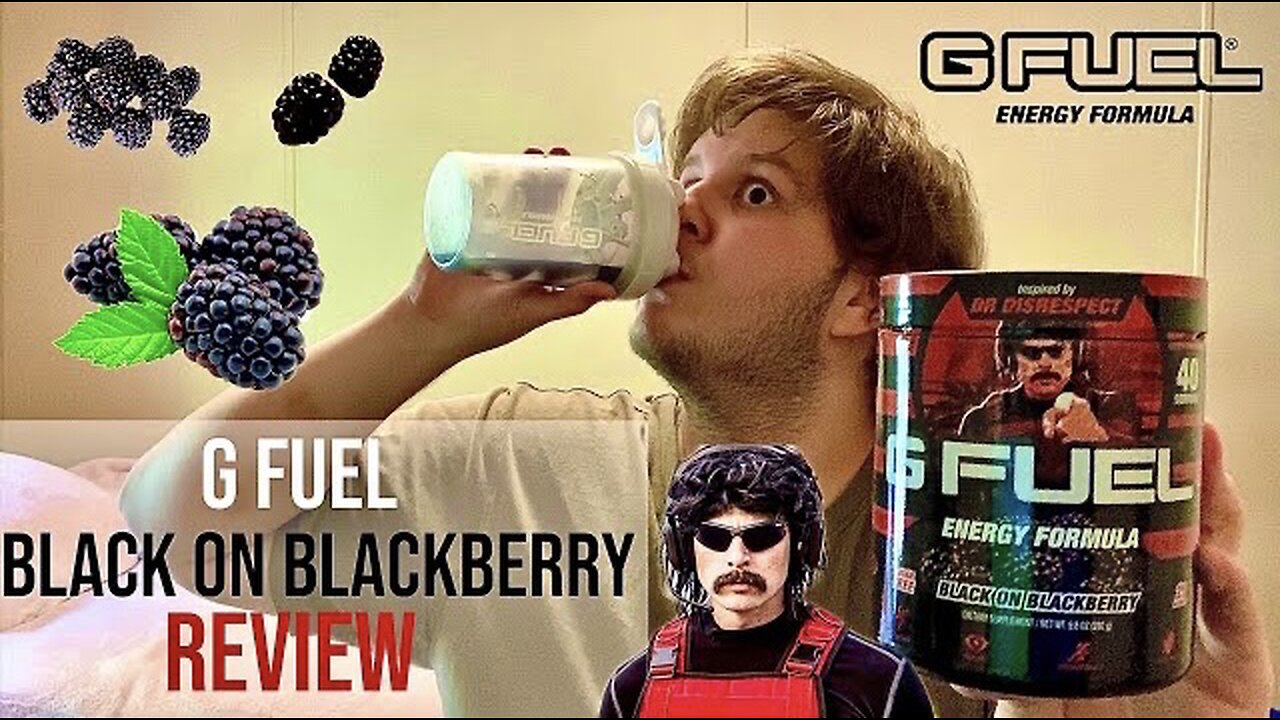 G FUEL “Black On blackberry” REVIEW!