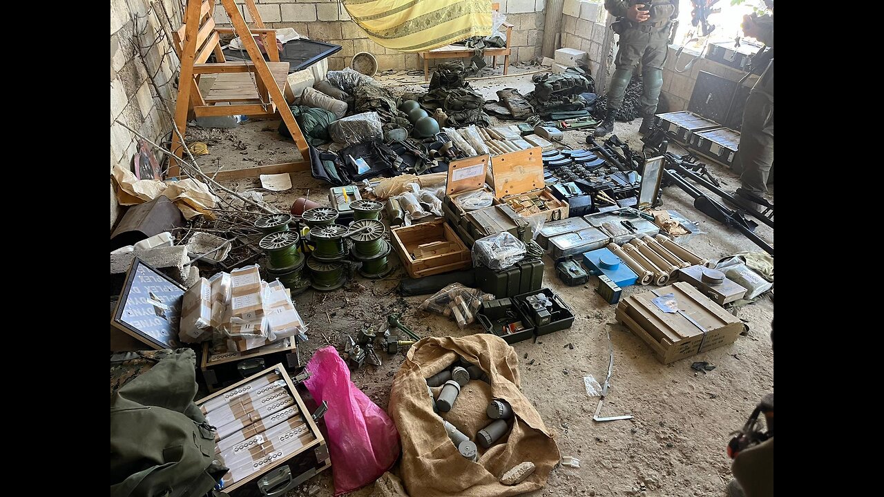 IDF: Weapons Stockpiles Found Inside Civilian Homes in Southern Lebanon,