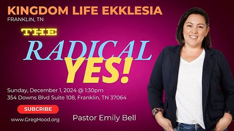 Pastor Emily Bell⎮The Radical YES!