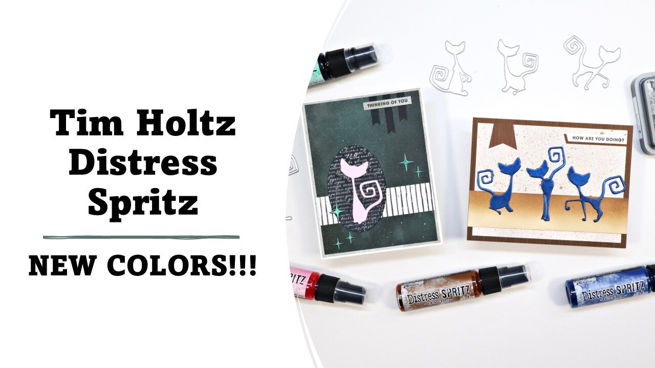 Tim Holtz New Distress Spritz Colors!!!