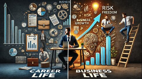 💼 Career vs. Business: The Path to Freedom and Fulfillment