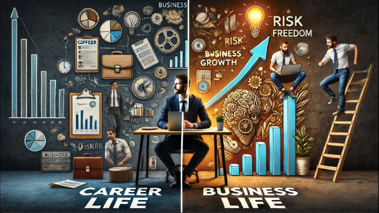 💼 Career vs. Business: The Path to Freedom and Fulfillment