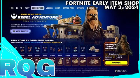 “NEW” STAR WARS UPDATE & SO MUCH MORE! FORTNITE EARLY ITEM SHOP (May 3, 2024)
