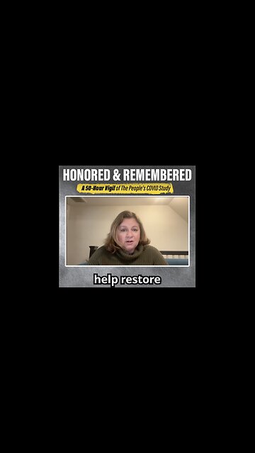 Kim Mack Rosenberg: “Honored & Remembered: A 50-Hour Vigil of The People’s COVID Study”