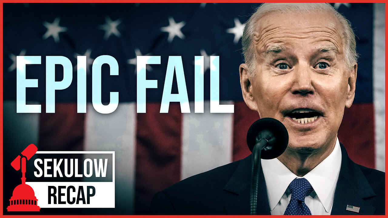 Biden’s Speech Was an Epic Fail