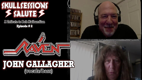 ASTV | SKULLSESSIONS SALUTE w/ RAVEN vocalist/bassist John Gallagher