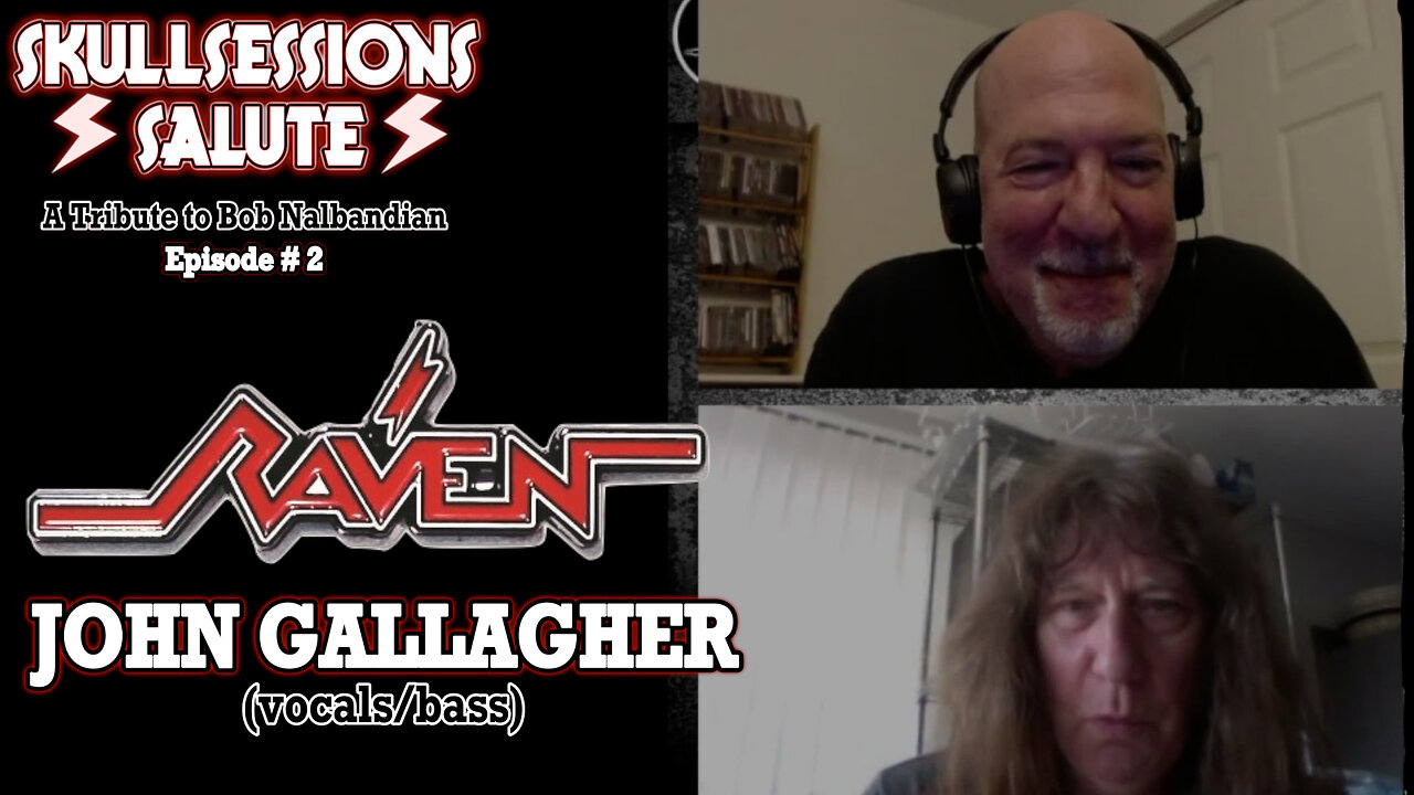 ASTV | SKULLSESSIONS SALUTE w/ RAVEN vocalist/bassist John Gallagher