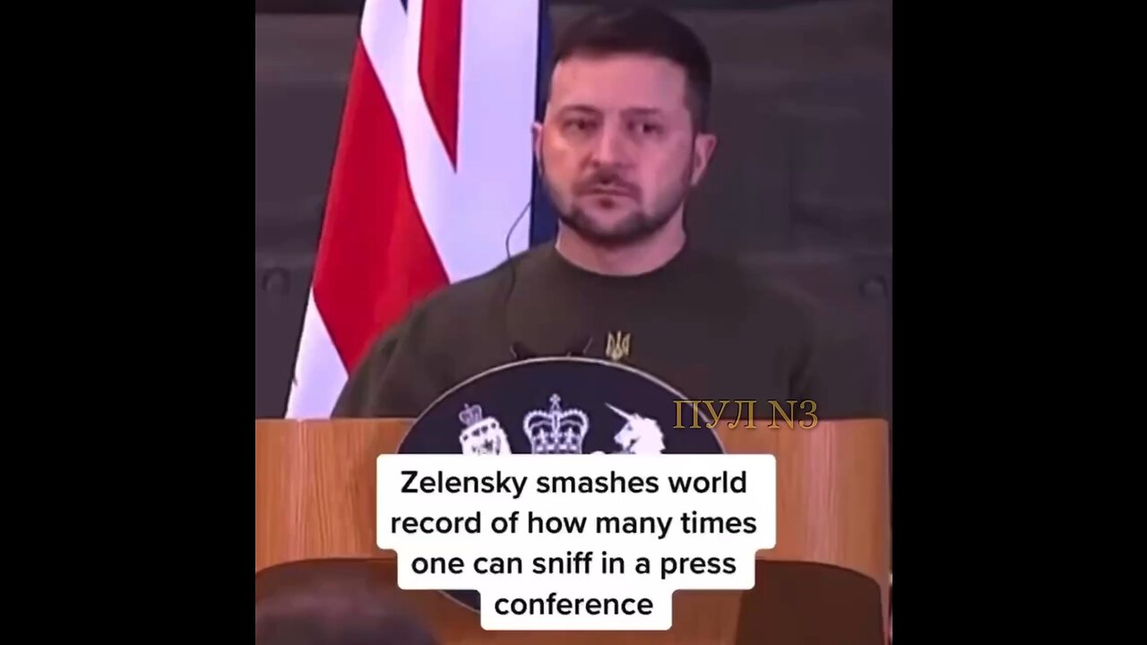 Zelensky on “Cocaine” at a press conference