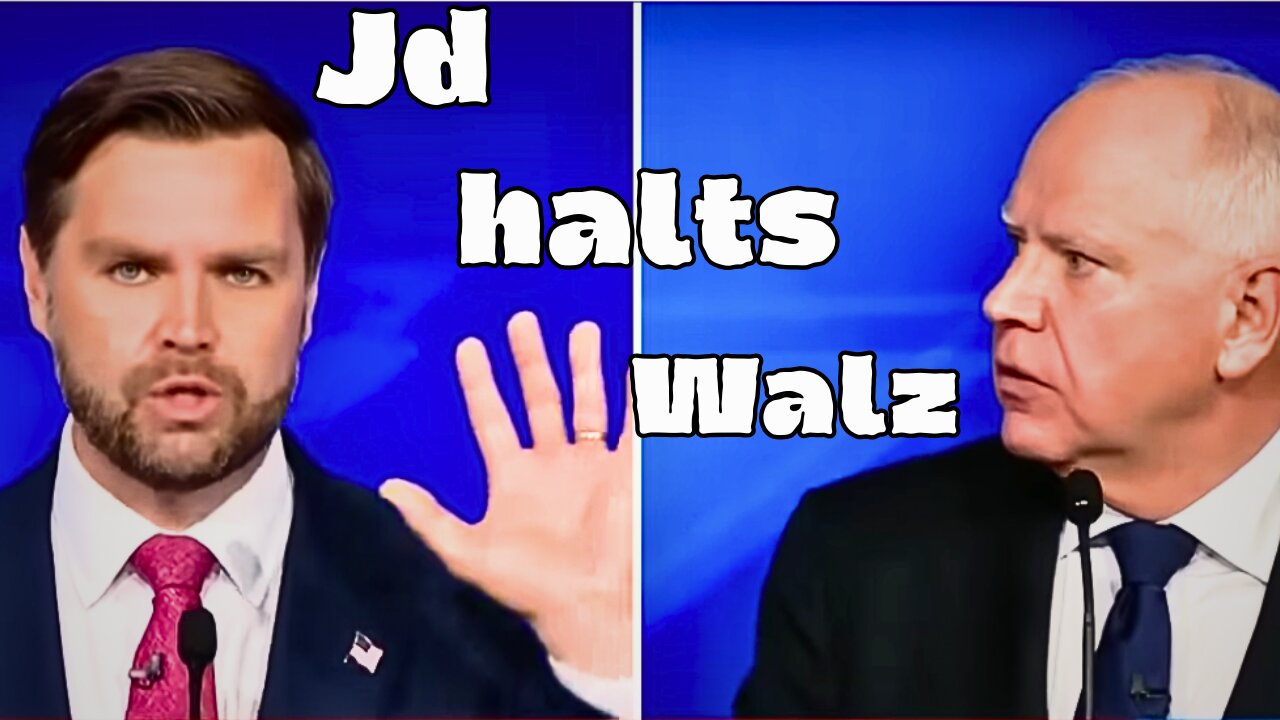 JD unflappable Vance vs Tim Waldo Walz| Who looks & sounds ike the winner of this VP debate?