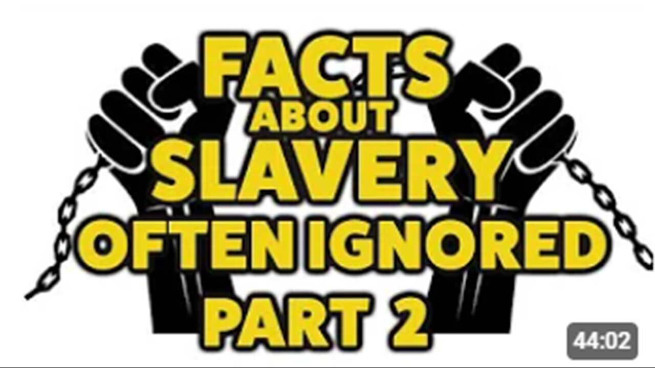 FACTS ABOUT SLAVERY OFTEN IGNORED PART 2, THE DEN OF DISSENT