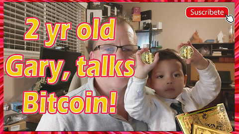 2 yr old Gary, talks Bitcoin! #btc #blockchain #kids # crypto #cryptonews #cryptocurrency