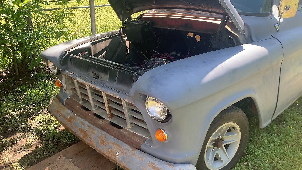 Frank Zappas 1955 Chevy Panel 2 running