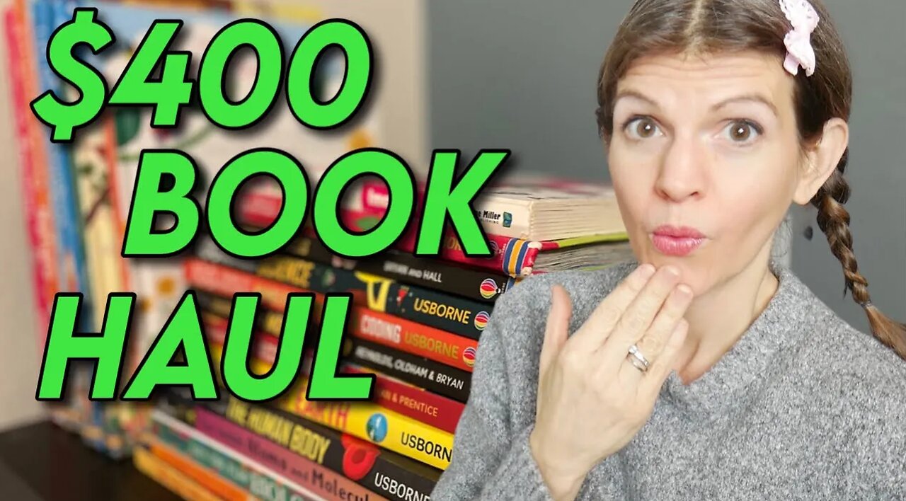 $400 BOOK HAUL!!! + FLIP THROUGH || How I use USBOURNE BOOKS FOR ELEMENTARY & MIDDLE SCHOOL