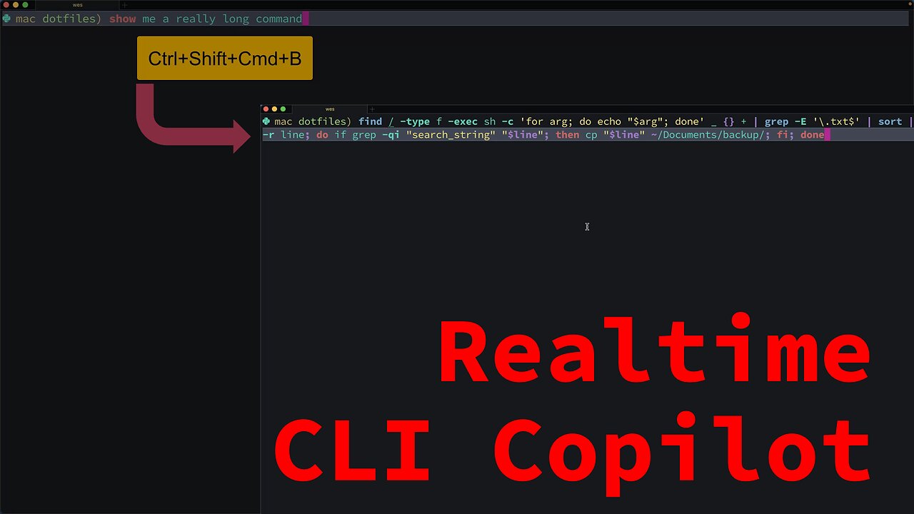 My new, realtime CLI Copilot in an iTerm2 Plugin