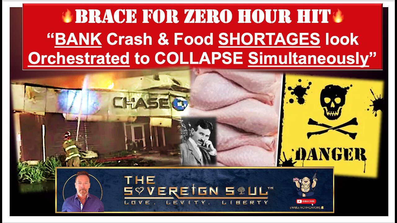 🚨BRACE for ZERO Hour HIT🚨 BANK Crash & Food SHORTAGES Orchestrated to COLLAPSE Simultaneously