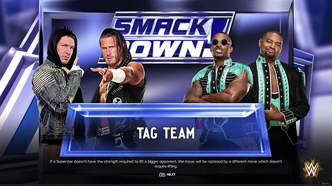 WWE 2k24 Motor City Machine Guns vs Street Profits