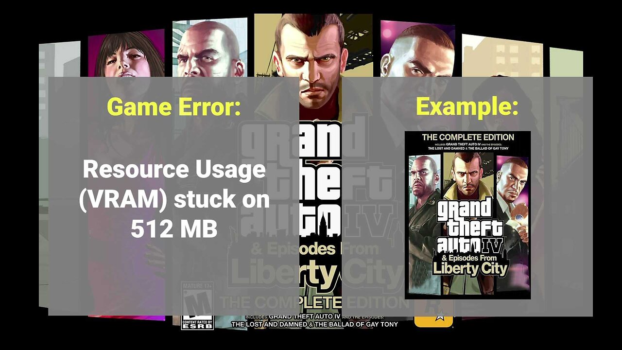 How to fix: Stuck on 512 MB VRAM GTA IV