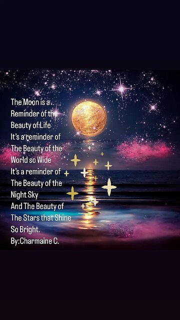 Reminder of the Beauty in Life 🌙🤍✨