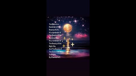 Reminder of the Beauty in Life 🌙🤍✨