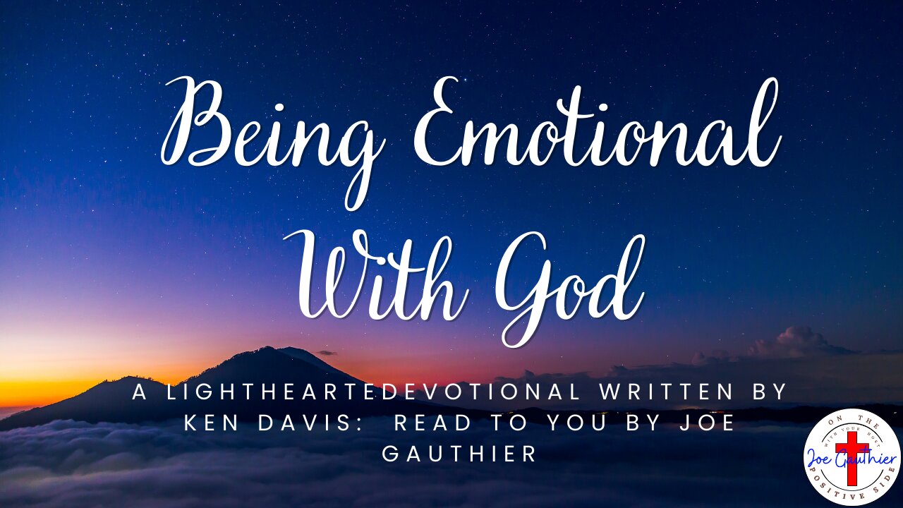 Being Emotional With God