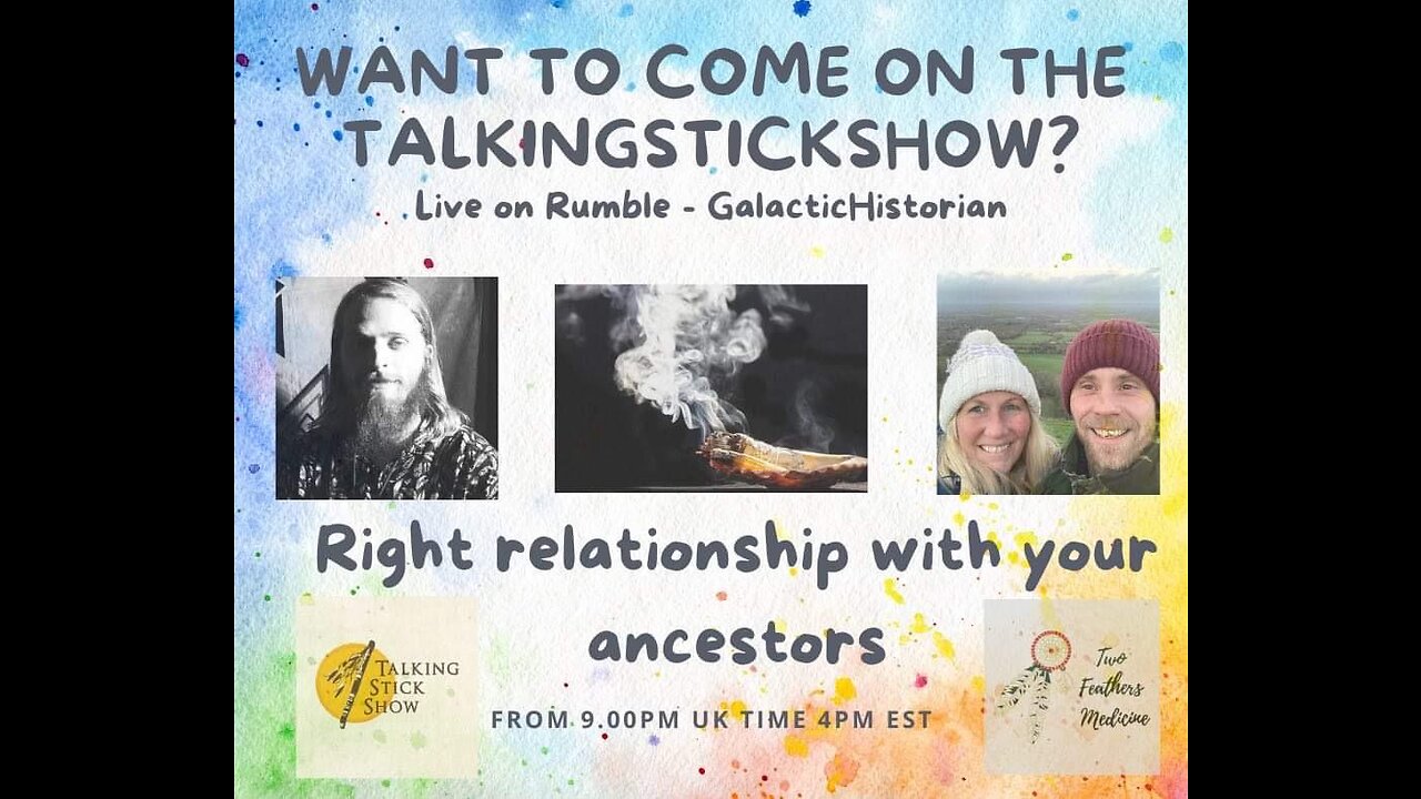 Talking Stick Show - Right Relationship With Your Ancestors (livestream)
