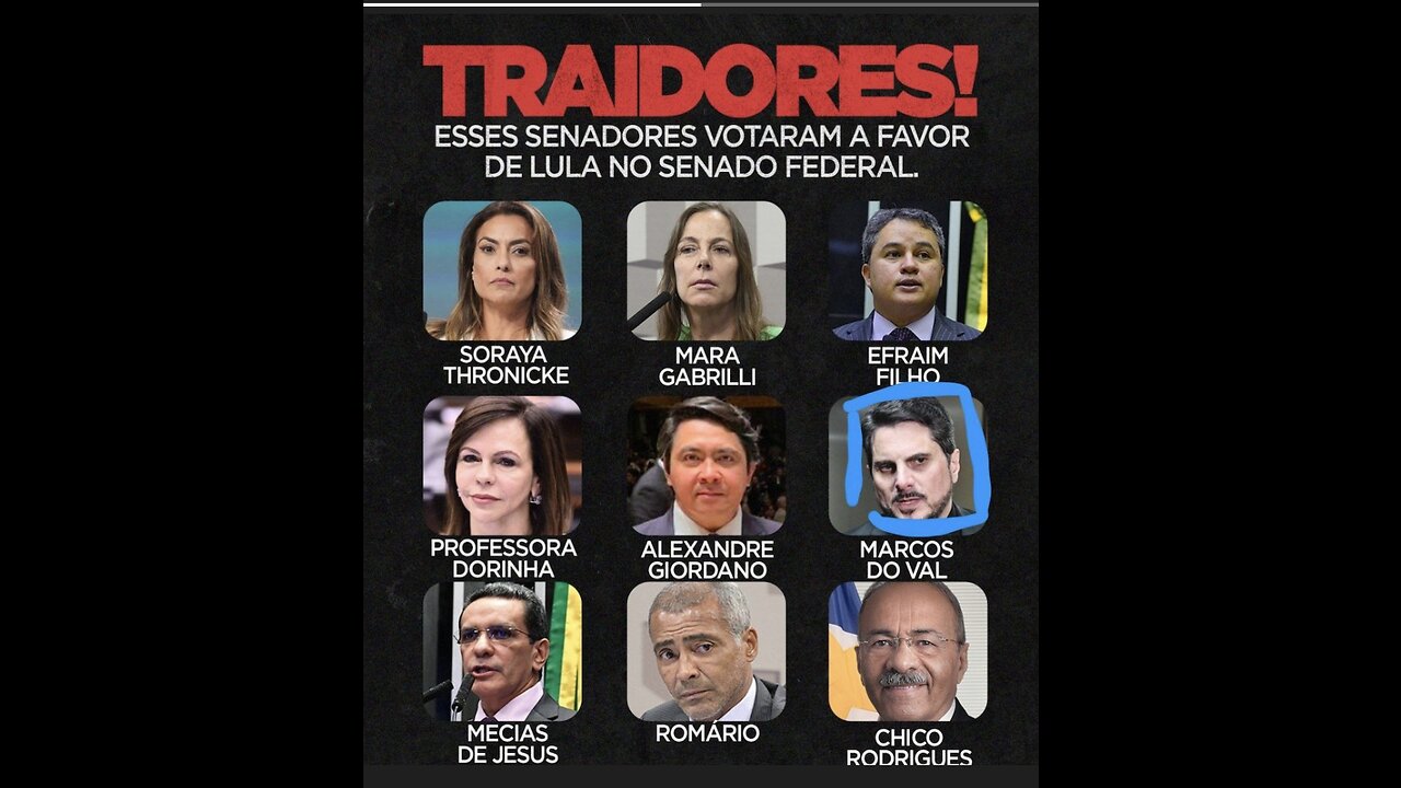 O roubo e traição no senado