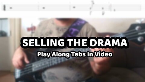 Live - Selling The Drama - Bass Cover & Tabs