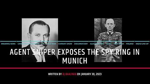 Agent Sniper Exposes The Spy Ring In Munich