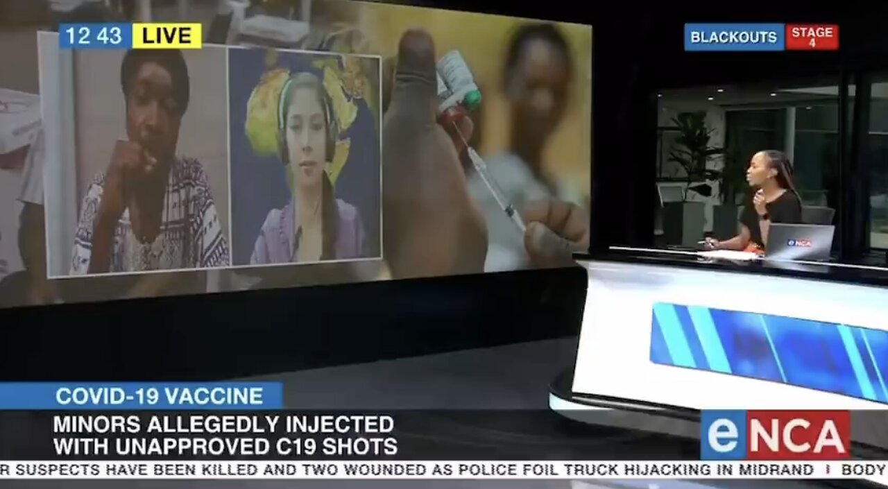 Calls to suspend covid 19 vaccines in South Africa because of safety concerns hits mainstream news