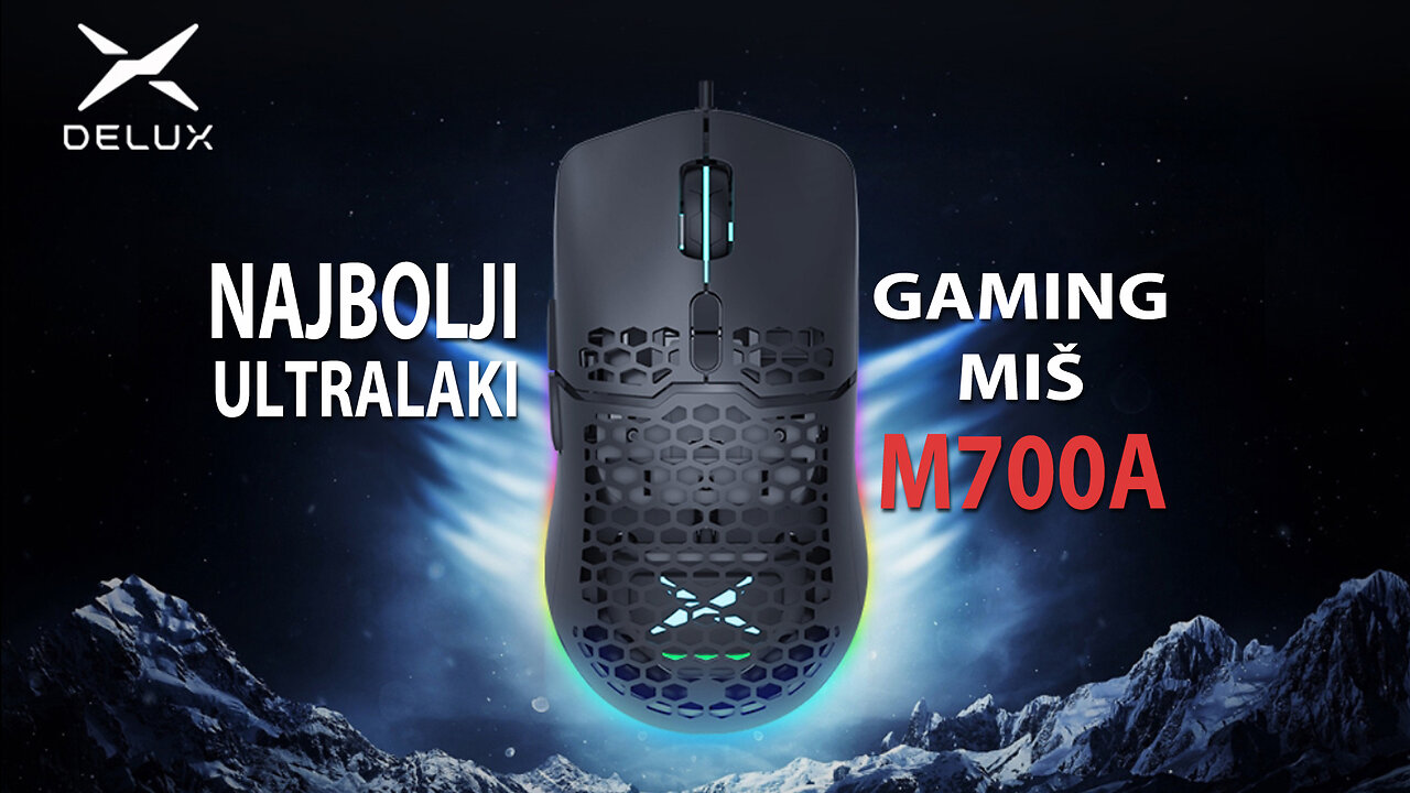 Delux M700A dobar i jeftin ultralaki miš!