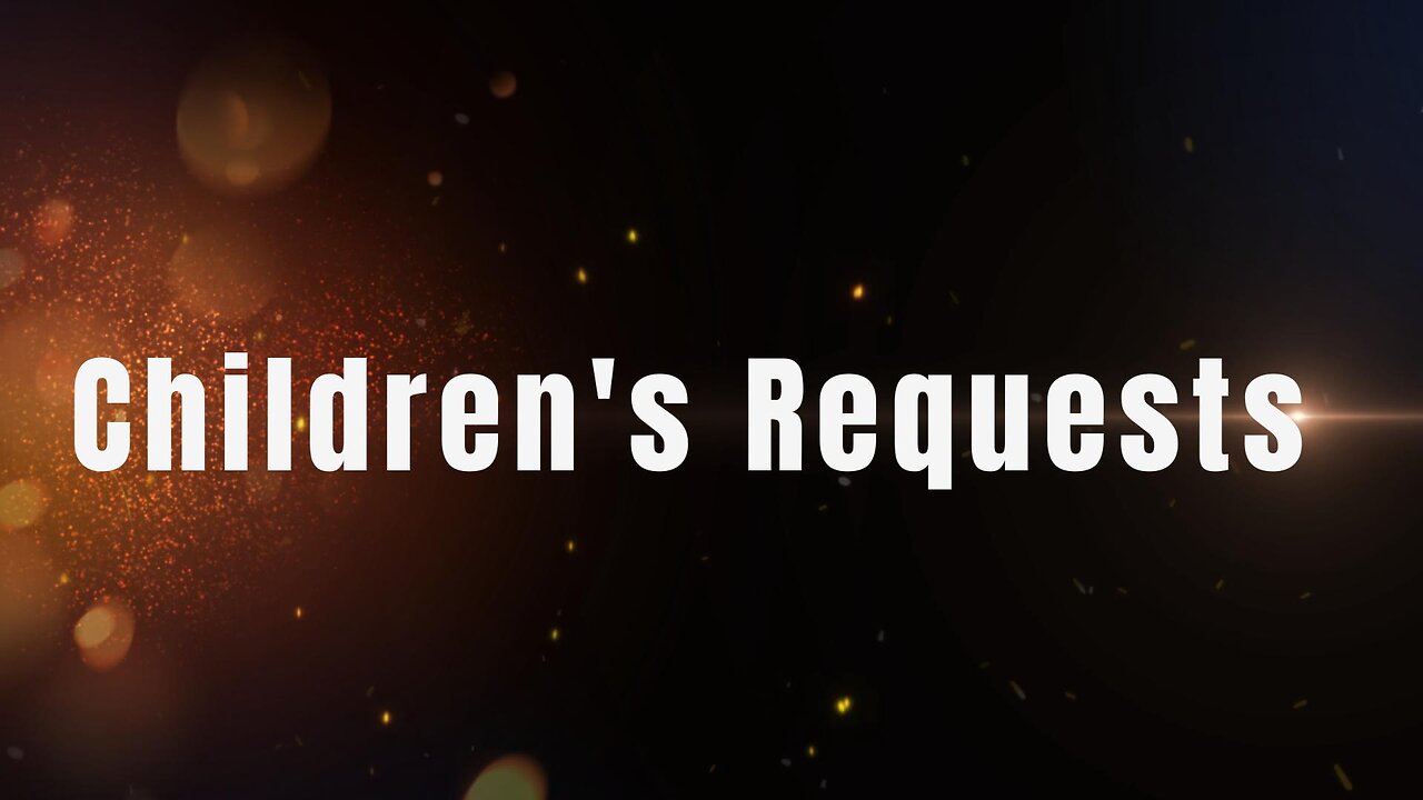 Children's Request Hour - Sat 5th Oct 24