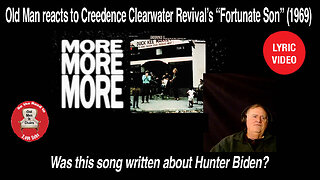 Old Man reacts to Creedence Clearwater Revival's "Fortunate Son" (1969) A very relevant song again!