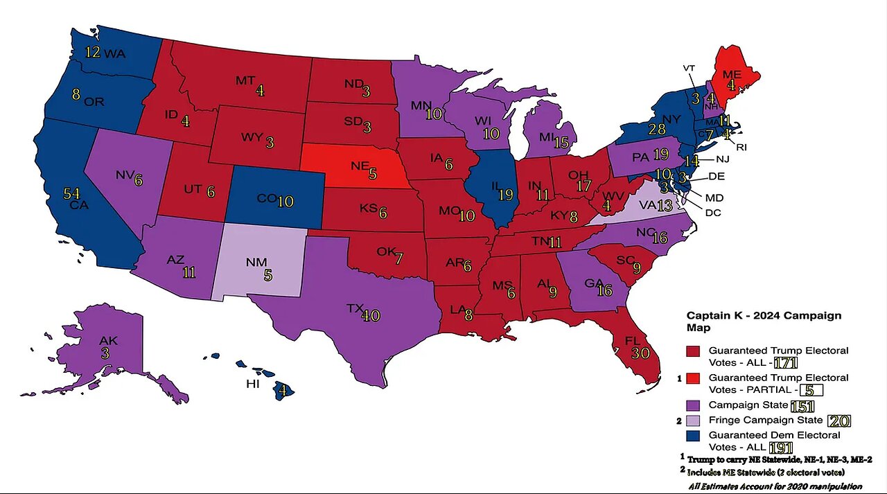 Seth Keshel - 2024 Electoral College Primer