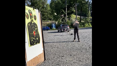 Cutting Cigarette with a Bullet