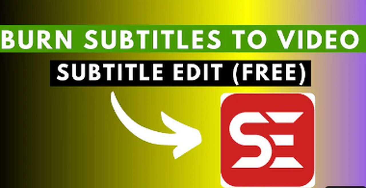 SUBTITLE EDIT - automatically generate subtitles and translation to your video