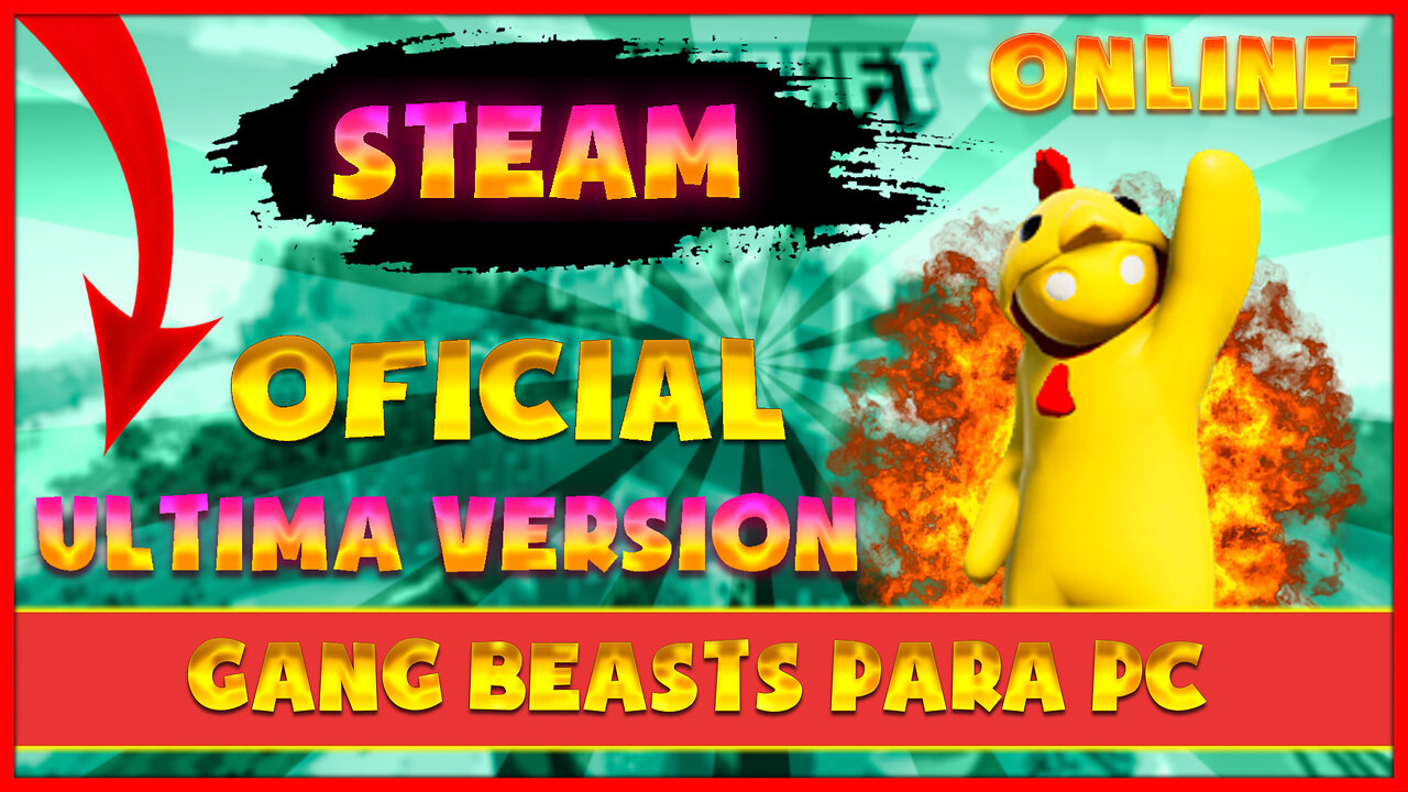 Como DESCARGAR GANG BEASTS para PC ONLINE (INSTALAR GANG BEASTS en PC)