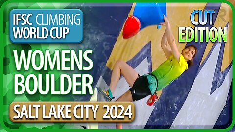 IFSC World Cup | Boulder Finals | Salt Lake City | Women's | 2024