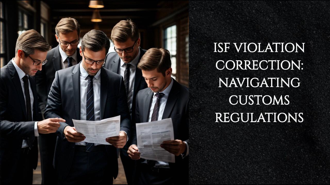 Navigating ISF Violation Correction: Essential Tips for Customs Compliance