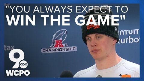 QB Joe Burrow reflects on losing AFC championship