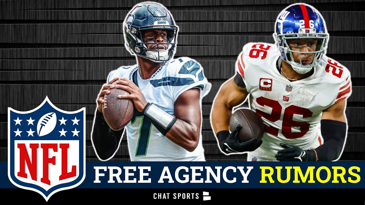 NFL Free Agency Q&A On Geno Smith, Saquon Barkley, Daron Payne And Julio Jones