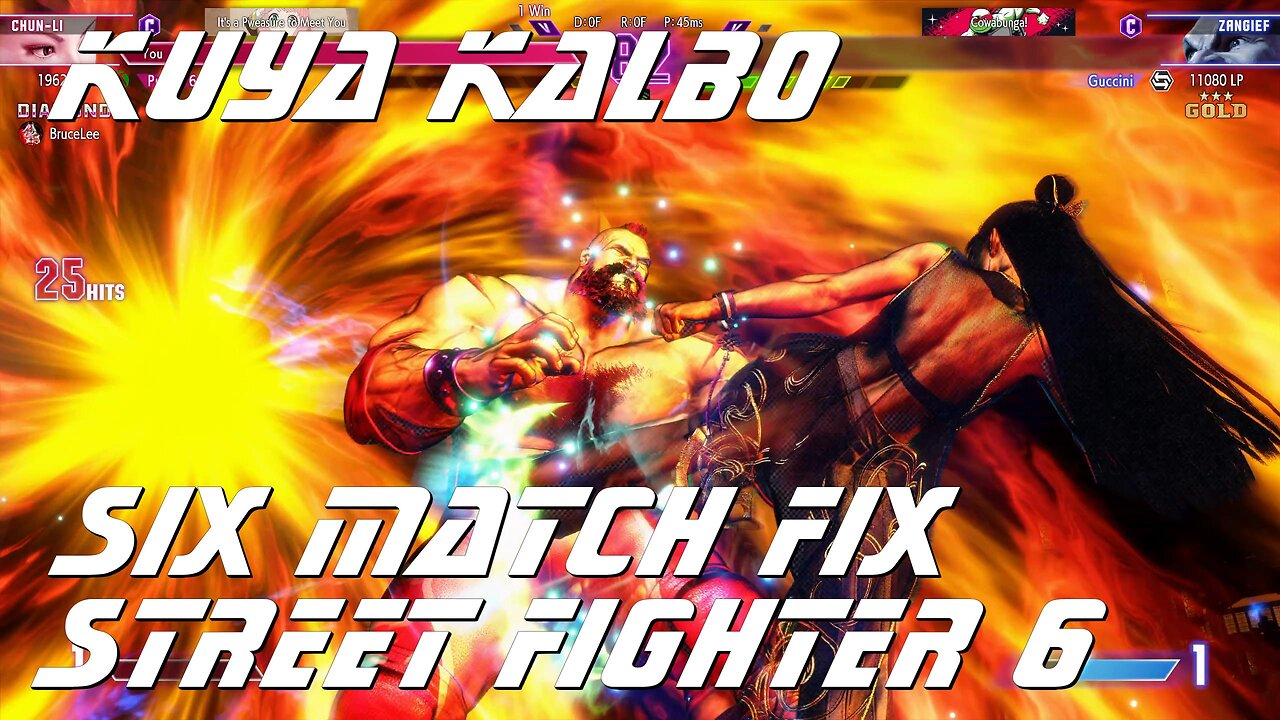 Kuya Kalbo Six Match Fix with Chun Li on Street Fighter 6 as Puyat 04-25-2024 Part 2