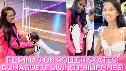 🇵🇭 MORENA BARBIE'S SISTER'S BIRTHDAY ROLLER SKATING DAY! Thanks David! Travel Living Philippines