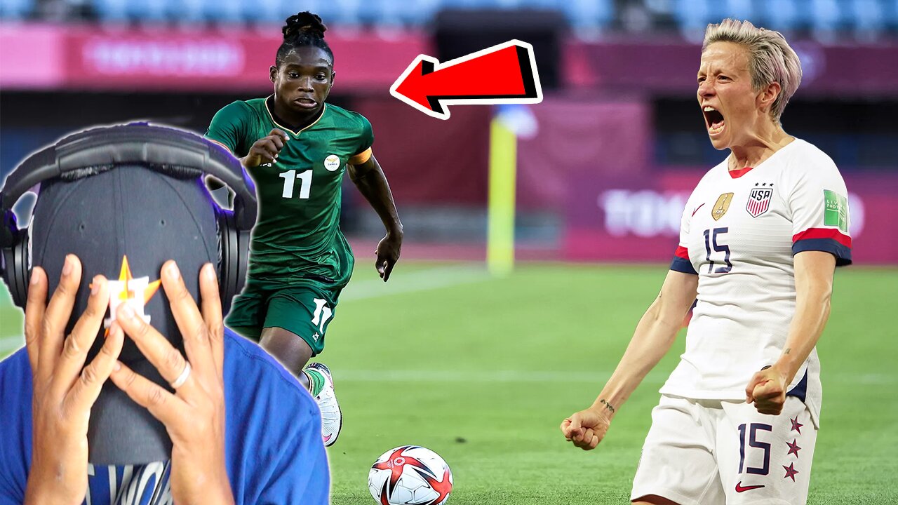 SCUMBAG Megan Rapinoe HYPES UP MALE player Barbra Banda STEALING Women's Footballer of the Year!