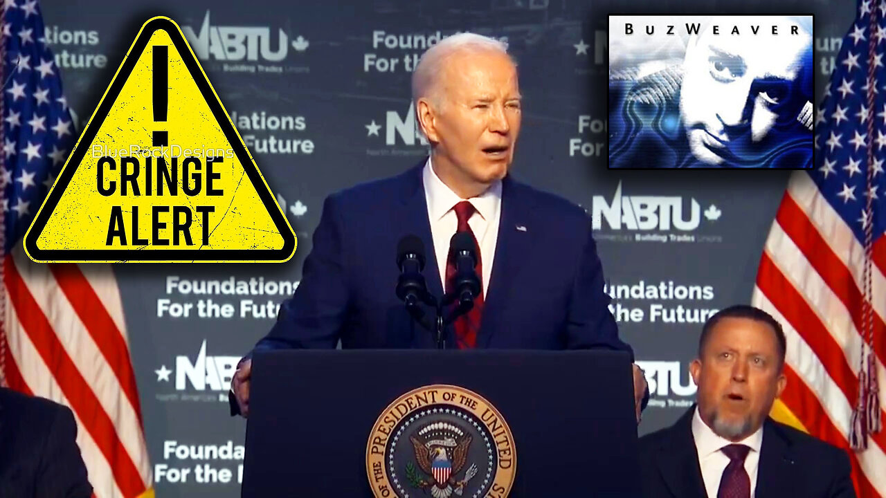 Joe Biden Agonizing Cringe Teleprompter Failure Lead-Up To Staged Chant