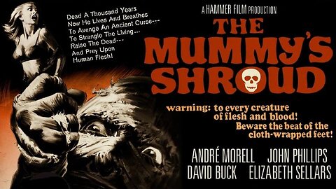 THE MUMMY'S SHROUD 1967 Hammer's Murderous Mummy Returns to Kill Again FULL MOVIE HD & W/S