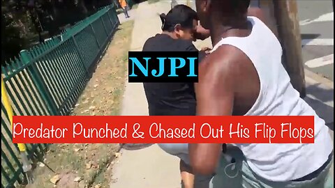 NJPI Predator gets punched glasses broken chased out his flip flops UNCENSORED DELETED LIVE CATCH