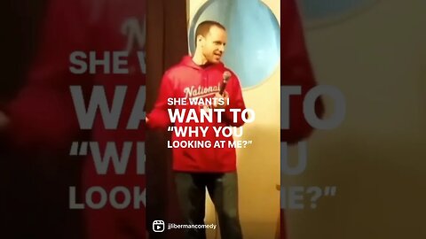 Comedian owns female heckler