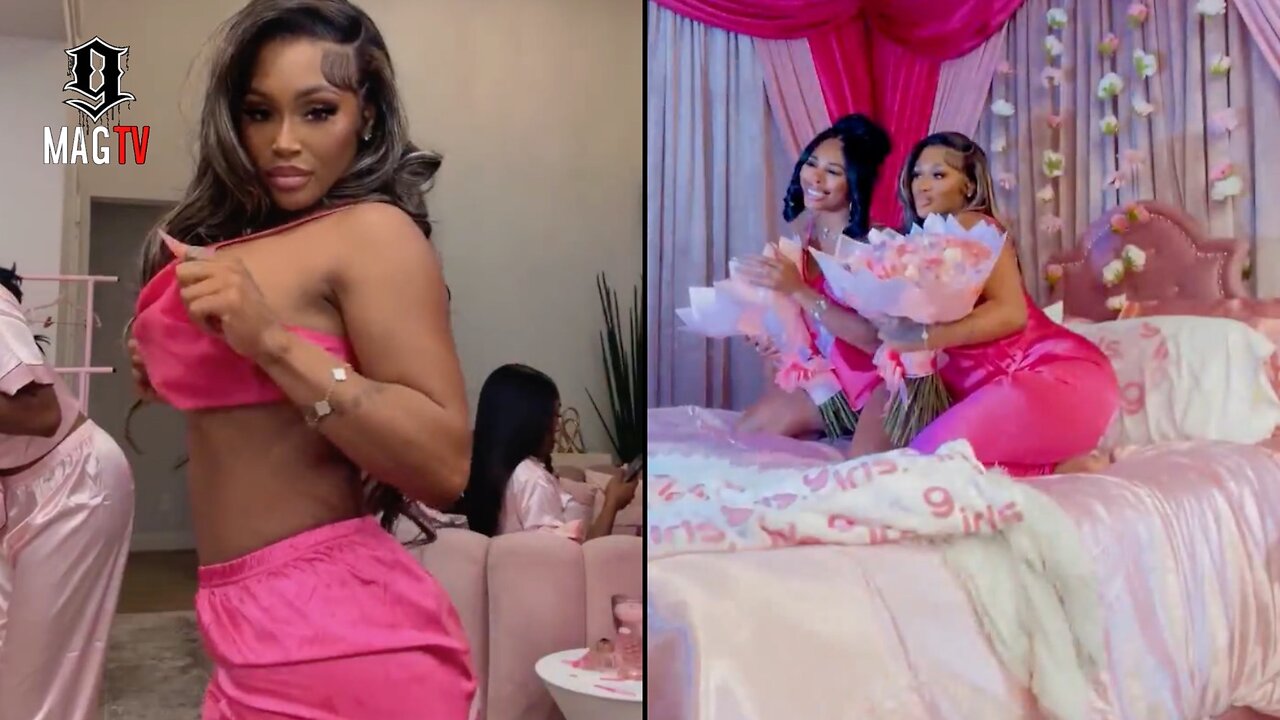 Lira Galore Sets Up A Bed In Her Living Room For Her Pajama Party! 🛌